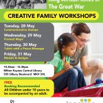 Creative May Half Term Art Workshops: BWIR & KAR In The Great War