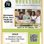 Windrush@75: Poetry Writing Workshop
