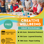 Creative Wellbeing Adult Workshops - Wednesdays, June 2025