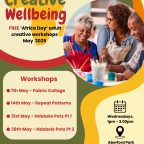 Creative Wellbeing 'Africa Day' Workshops - Wednesdays, May 2025